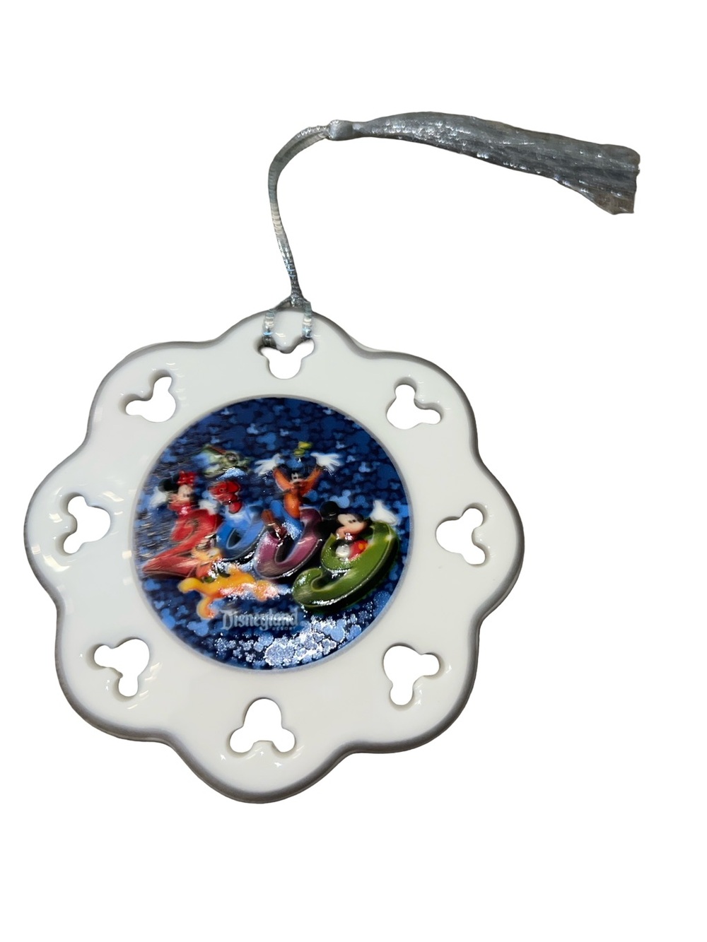 Disney Pixar Snowflake Raised 2009 Collectible Ceramic Ornament